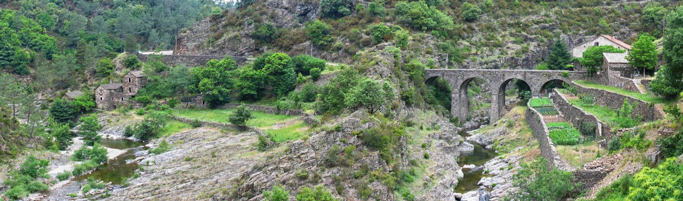 La Drobie et le ruisseau de Pourcharesse